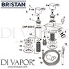 Bristan Capri Bath Shower Mixer 6 Litre Limit Tap Spares